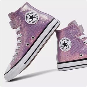 Girls' Little Kids' Converse Chuck Taylor All Star Glitter High Top Casual Shoes